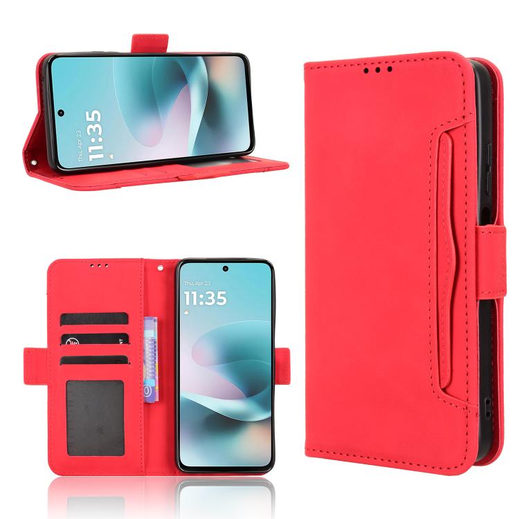 Custodia in pelle con slot per schede per Motorola Moto G06 e Edge 70 5G