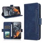 Custodia in pelle con slot per schede per Motorola Moto X70 Air Pro e altri