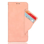 Custodia in pelle con slot per schede per Motorola Moto X70 Air Pro e altri