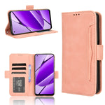 Custodia in pelle con slot per schede per Realme 12 Pro e 12 Pro+