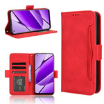 Custodia in pelle con slot per schede per Realme 12 Pro e 12 Pro+