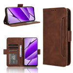 Custodia in pelle con slot per schede per Realme 12 Pro e 12 Pro+