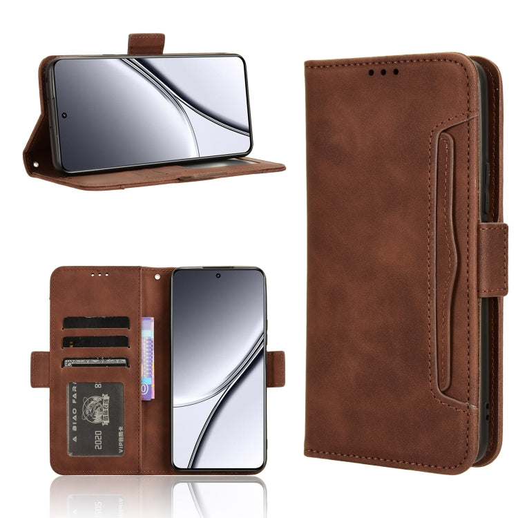 Custodia in pelle con slot per schede per Realme 12 Pro e 12 Pro+