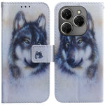 Custodia pelle flip con disegno colorato per Tecno Spark 20 Pro+