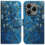 Custodia pelle flip con disegno colorato per Tecno Spark 20 Pro+