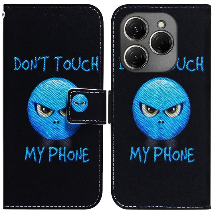 Custodia pelle flip con disegno colorato per Tecno Spark 20 Pro+