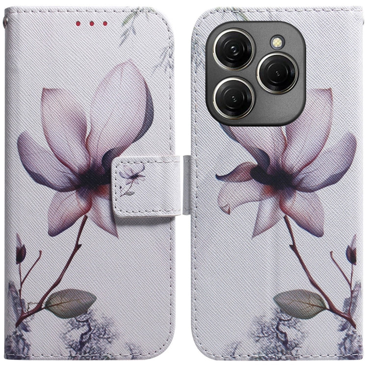 Custodia pelle flip con disegno colorato per Tecno Spark 20 Pro+