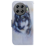 Custodia pelle flip con disegno colorato per Tecno Spark 20 Pro+