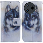 Custodia pelle flip con disegno colorato per Tecno Camon 30 Pro