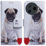 Custodia pelle flip con disegno colorato per Tecno Camon 30 Pro