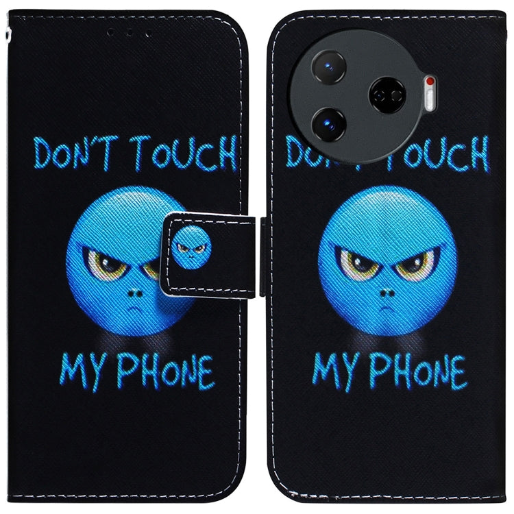 Custodia pelle flip con disegno colorato per Tecno Camon 30 Pro