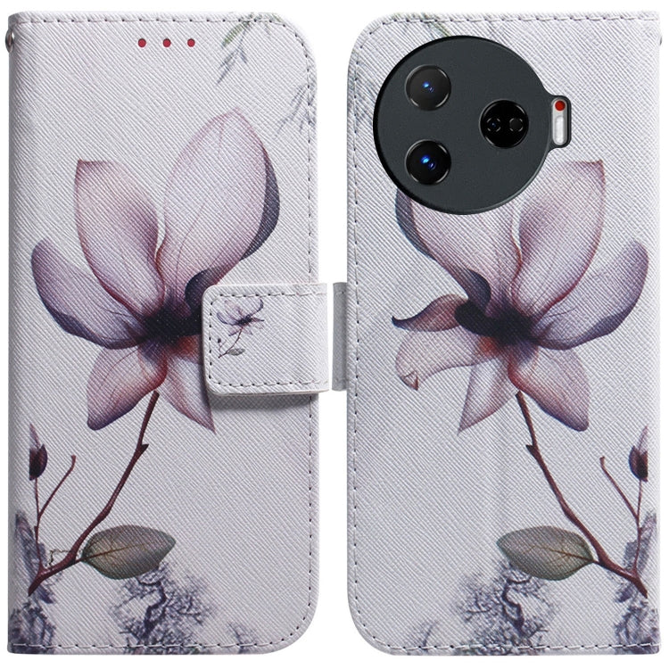 Custodia pelle flip con disegno colorato per Tecno Camon 30 Pro