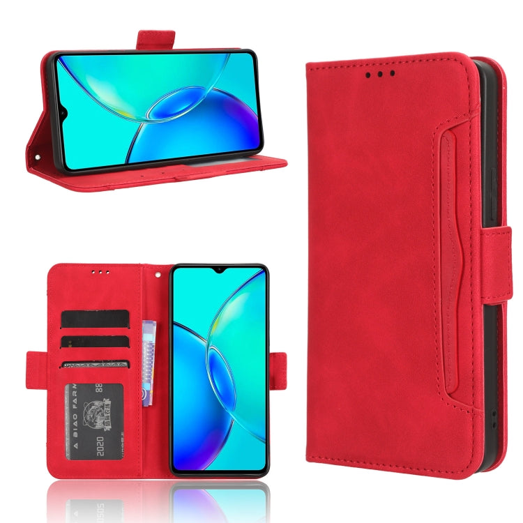 Custodia in pelle con slot per schede per Vivo S17 5G, S17 Pro, S17e, Y78 Plus