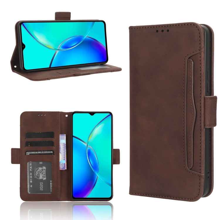 Custodia in pelle con slot per schede per Vivo S17 5G, S17 Pro, S17e, Y78 Plus