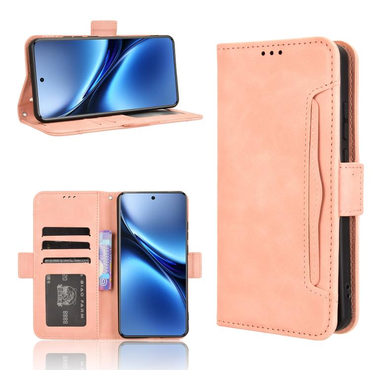Custodia in pelle con slot per schede per Vivo T3 Pro 5G e iQOO Z9S Pro 5G