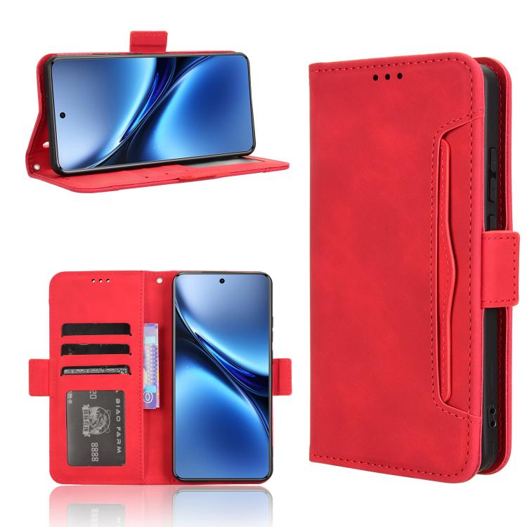Custodia in pelle con slot per schede per Vivo T3 Pro 5G e iQOO Z9S Pro 5G