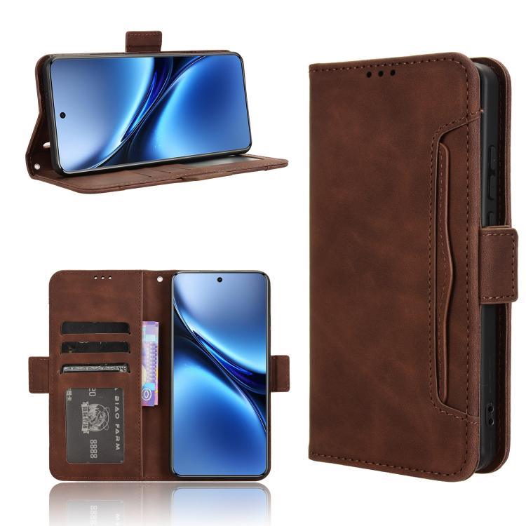 Custodia in pelle con slot per schede per Vivo T3 Pro 5G e iQOO Z9S Pro 5G