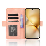 Custodia in pelle con slot per schede per Vivo T3 Pro 5G e iQOO Z9S Pro 5G