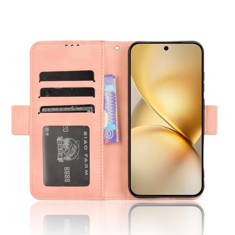 Custodia in pelle con slot per schede per Vivo T3 Pro 5G e iQOO Z9S Pro 5G