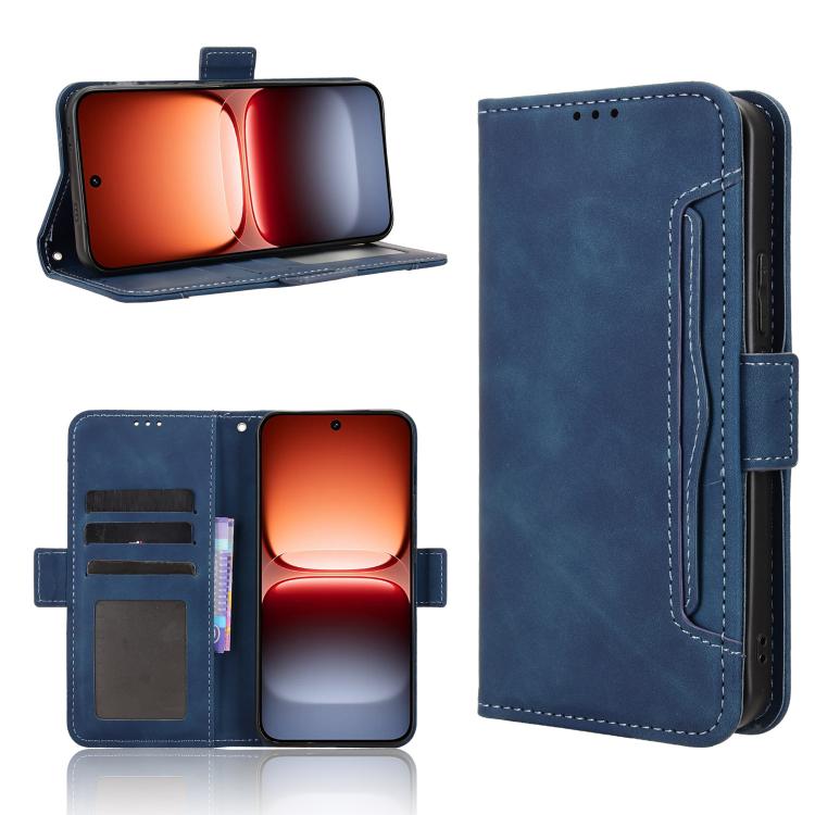 Custodia in pelle con slot per schede per Vivo X300 e modelli compatibili