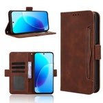 Custodia in pelle con slot per schede per Vivo X300 Ultra e modelli compatibili