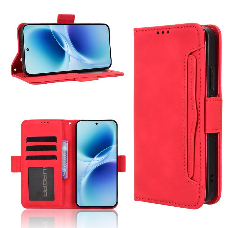 Custodia in pelle con slot per schede per Vivo V70 FE 5G