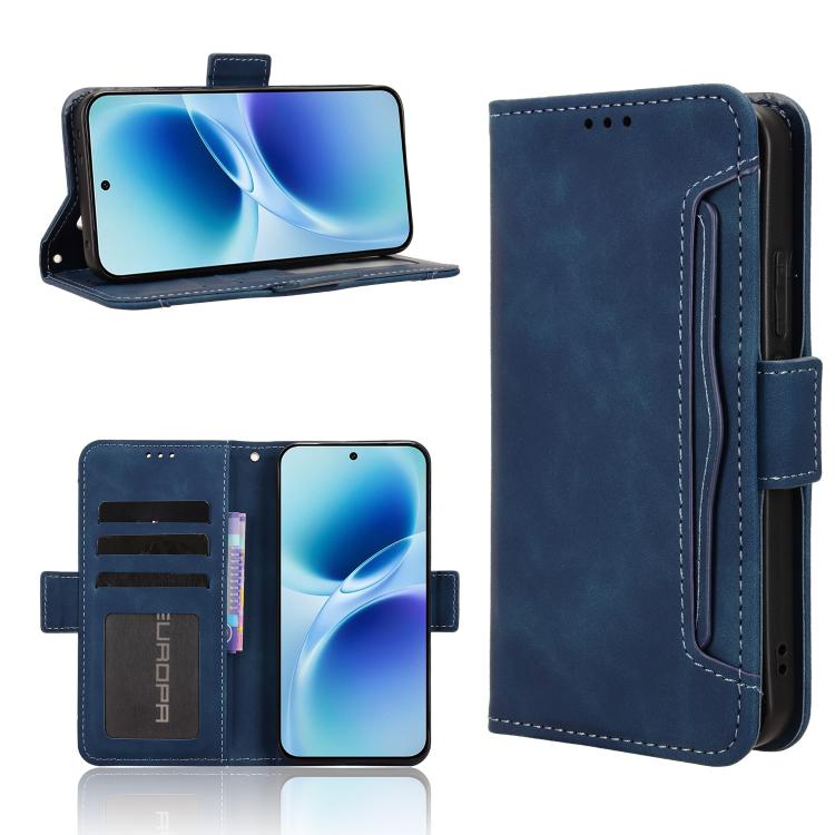 Custodia in pelle con slot per schede per Vivo V70 FE 5G