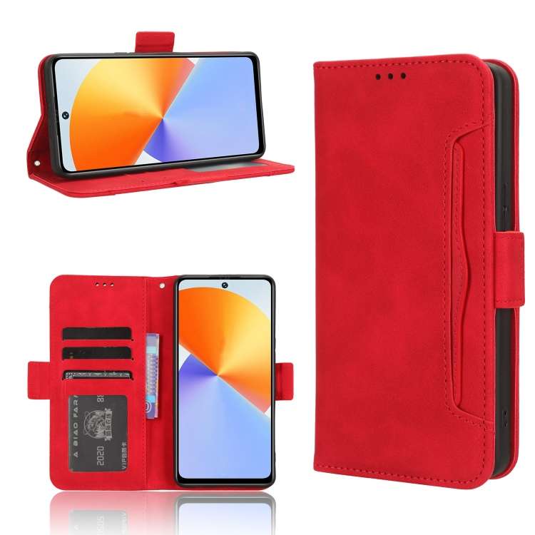Custodia per telefono in pelle con slot per schede di consistenza al polpaccio, For Infinix Note 30 VIP