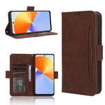 Custodia per telefono in pelle con slot per schede di consistenza al polpaccio, For Infinix Note 30 VIP