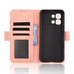 Custodia in pelle con slot per schede per Infinix Smart 20 4G