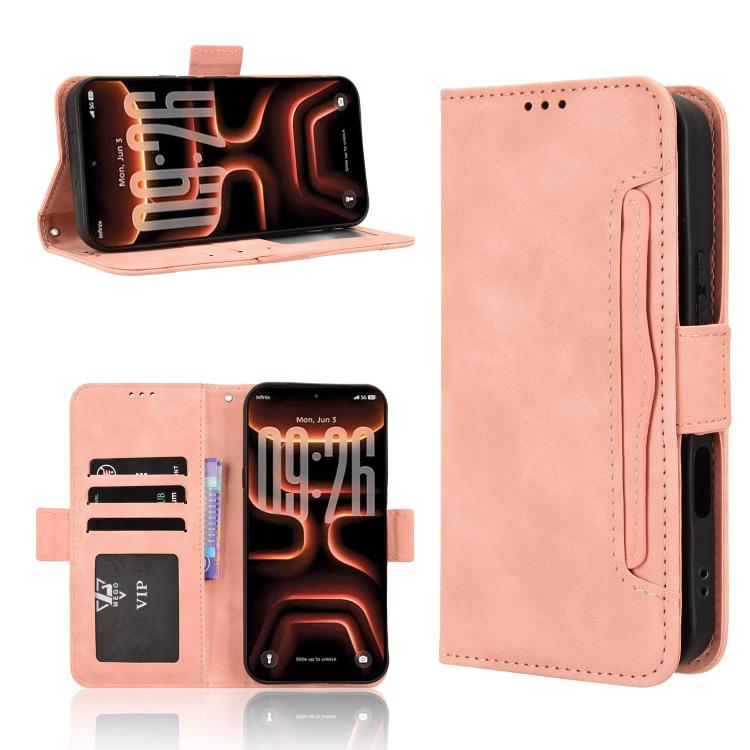 Custodia in pelle con slot per schede per Infinix GT 50 Pro 5G