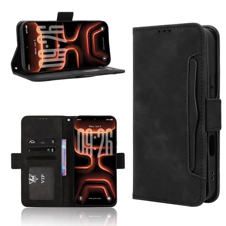 Custodia in pelle con slot per schede per Infinix GT 50 Pro 5G
