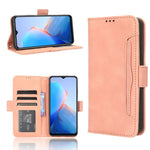Custodia per telefono in pelle con slot per schede di consistenza al polpaccio, For Tecno Camon 20 Pro