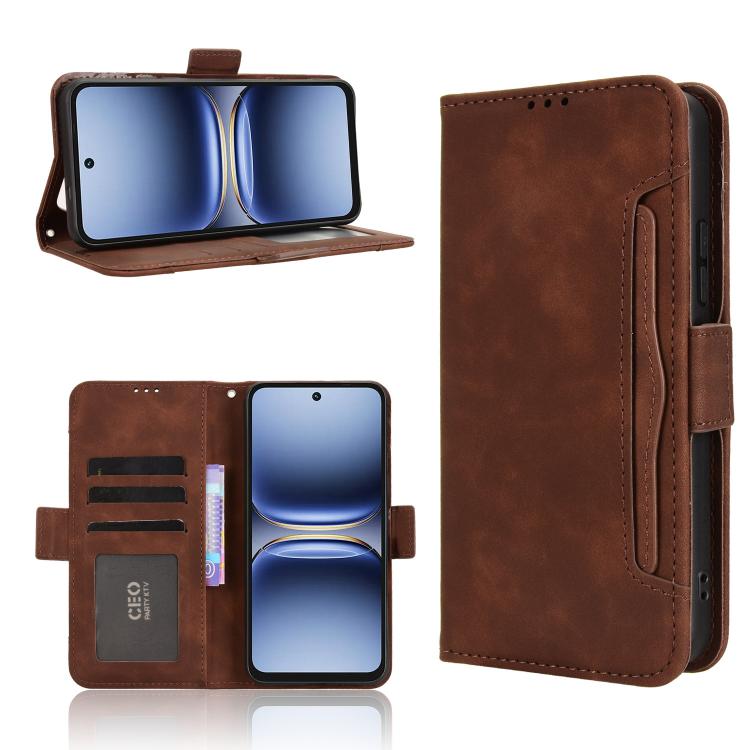Custodia in pelle con slot per schede per Tecno Spark 40 4G e modelli Tecno Pova