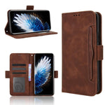 Custodia in pelle con slot per schede per Tecno Spark 40 4G e modelli Tecno Pova
