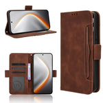 Custodia in pelle con slot per schede per Tecno Spark 40 4G e modelli Tecno Pova