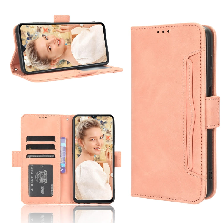Custodia per telefono in pelle con slot per schede di consistenza al polpaccio, For Oukitel C32