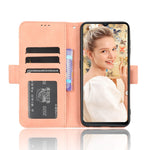 Custodia per telefono in pelle con slot per schede di consistenza al polpaccio, For Oukitel C32
