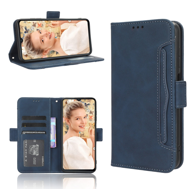 Custodia per telefono in pelle con slot per schede di consistenza al polpaccio, For Oukitel C32
