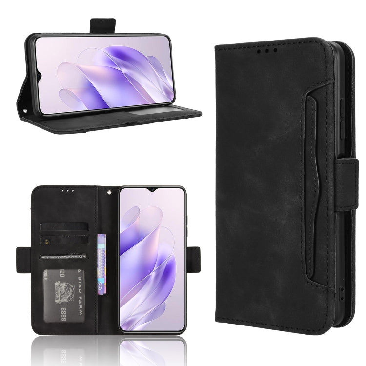 Custodia in pelle con slot per schede per Oukitel C53