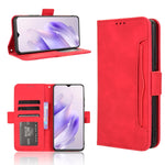 Custodia in pelle con slot per schede per Oukitel C53