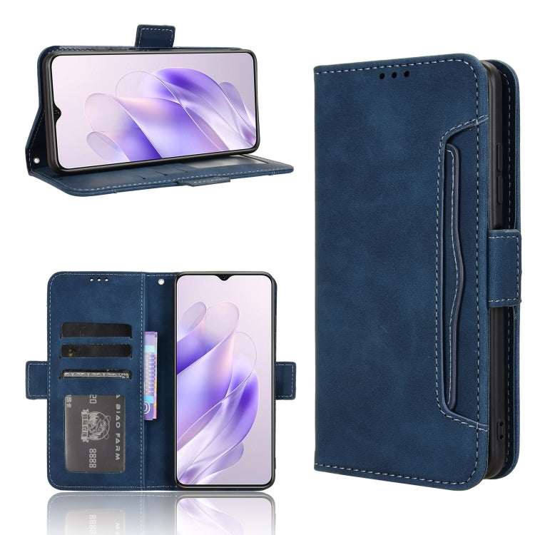 Custodia in pelle con slot per schede per Oukitel C53