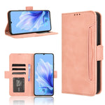 Custodia in pelle con slot per schede per Oukitel C53