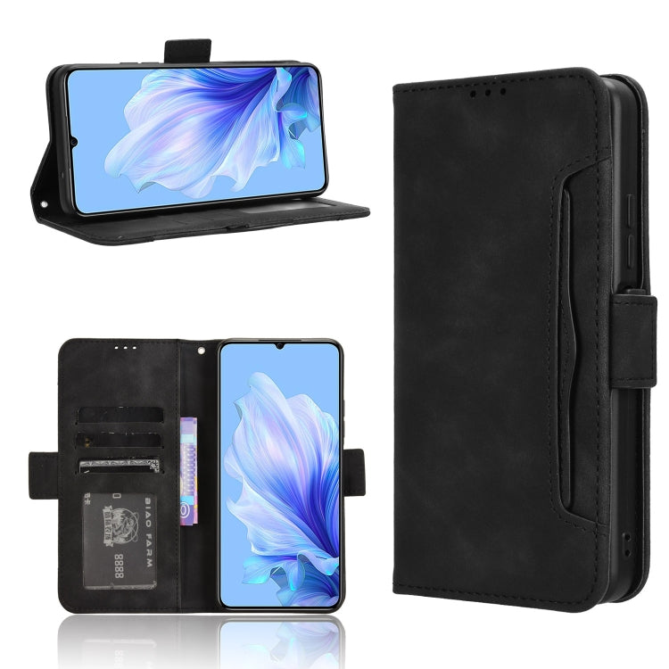 Custodia in pelle con slot per schede per Oukitel C53