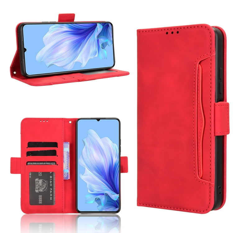 Custodia in pelle con slot per schede per Oukitel C53