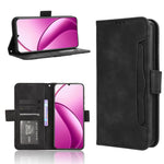 Custodia in pelle con slot per schede per Oukitel C53