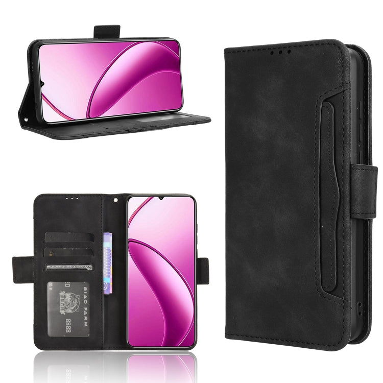 Custodia in pelle con slot per schede per Oukitel C53