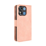 Custodia in pelle con slot per schede per Oukitel C53