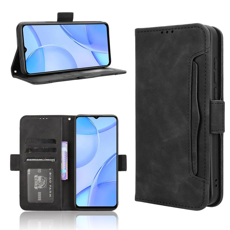 Custodia in pelle con slot per schede per Oukitel C53