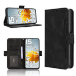 Custodia in pelle con slot per schede per Oukitel C65 e C65 Pro